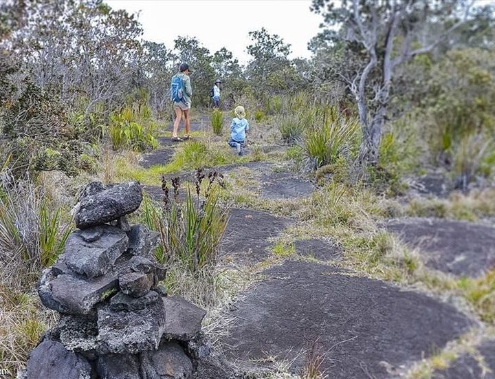 Hawaiian islands online, Kaumana Trail hawaii