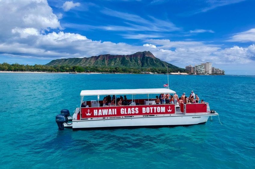 hawaii oahu glass bottom boat