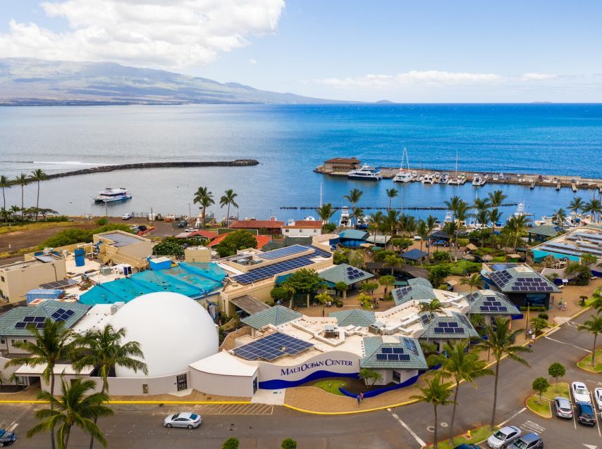 Maui Ocean Center Ariel view